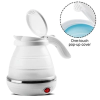 RSDD2137 SILICONE FOLDABLE COLLAPSIBLE ELECTRIC WATER KETTLE CAMPING BOILER