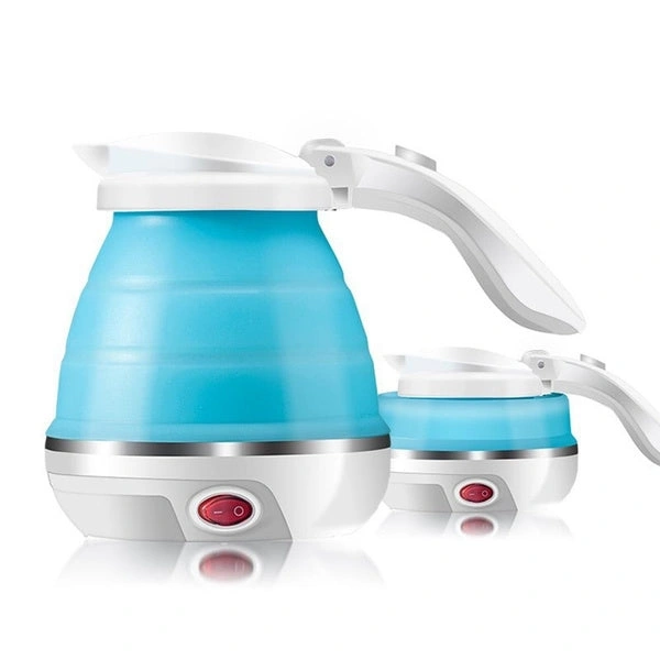 RSDD2137 SILICONE FOLDABLE COLLAPSIBLE ELECTRIC WATER KETTLE CAMPING BOILER