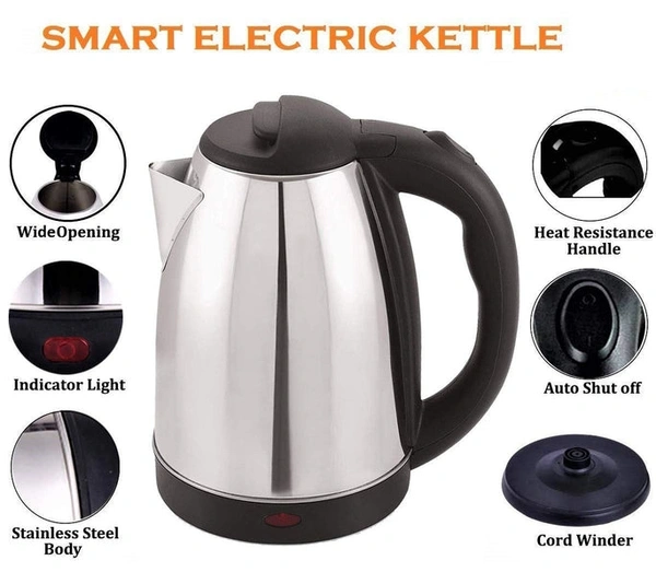 RSDD2151 STAINLESS STEEL ELECTRIC KETTLE WITH LID - 2 L