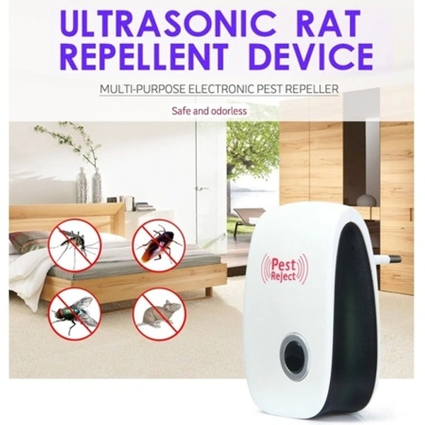 RSDD1260A Ultrasonic Pest Repeller to Repel Rats, Cockroach, Mosquito, Home Pest & Rodent