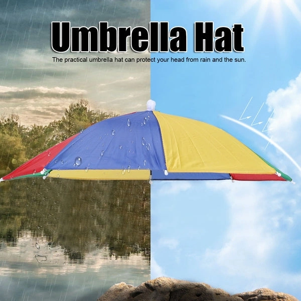 RSDD1445 HANDS FREE UMBRELLA HAT TO PROTECT FROM SUN & RAIN