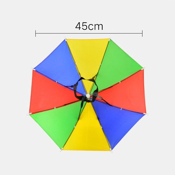 RSDD1445 HANDS FREE UMBRELLA HAT TO PROTECT FROM SUN & RAIN