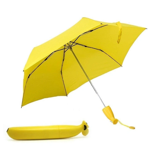 RSDD1639 STYLISH BANANA SHAPED MINI FOLDABLE UMBRELLA