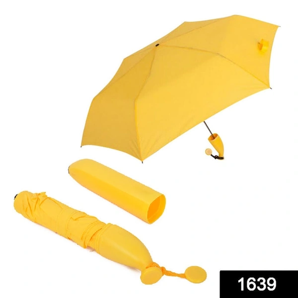 RSDD1639 STYLISH BANANA SHAPED MINI FOLDABLE UMBRELLA