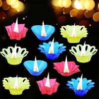 RSDD6004 Plastic Candle Cup with Multi Shape (Multicolor)
