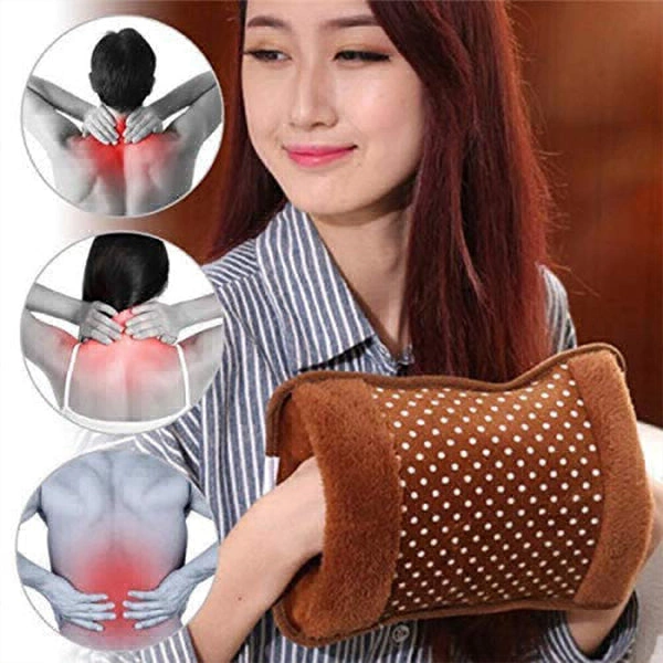 RSDD6544 electric heating bag, hot water bag, Heating Pad, Electrical Hot Warm Water Bag, Heat Bag with Gel for Back pain , Hand , muscle Pain relief , Stress relief with Box