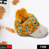 RSDD7368 Women Desinger Winter Soft Warm Snow Proof Pom Pom Cap