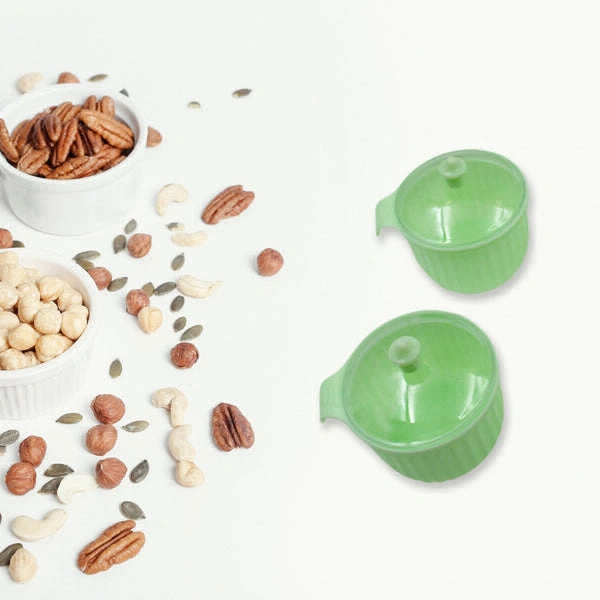 RSDD2347 Multipurpose Jar Dryfruit Set, Candy, Chocolate, Snacks Storage Jar, Masala Jar for Home and Kitchen Airtight Dry Fruit Plastic Storage Container Tray Set With Lid & 4 Serving Jar Container for Sweets,Chips,Cookies|(4 Pc Set)