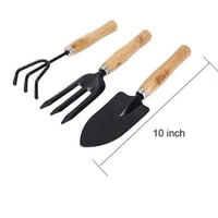 RSDD0542 Gardening Tools - Hand Cultivator, Small Trowel, Garden Fork (Set of 3)