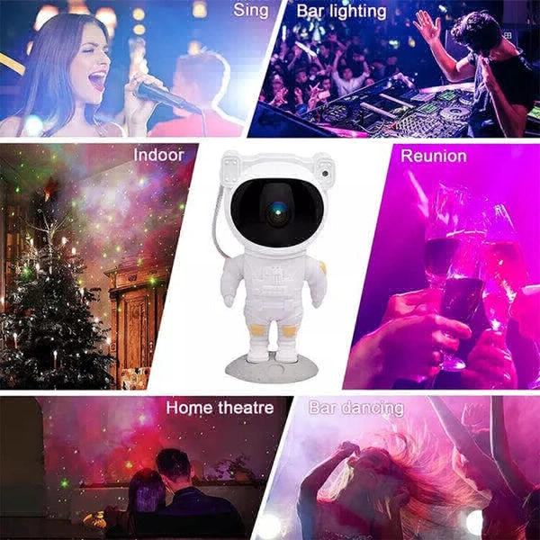 RSDD4530 Robot Sky Space Stars Light Astronaut Galaxy Projector, Night lamp, Bedroom, Kids, Projector, Remote Control, Star Projector Will Take Children's to Explore The Vast Starry Sky for Adults, raksha bandhan, Diwali Gift