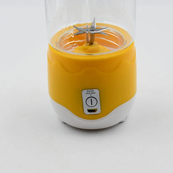 RSDD2260A Portable Electric USB Juice Maker 6 blade Blender Grinder Mixer Personal Size, USB Rechargeable Mini Juicer for Smoothies and Shakes with Juicer Cup - 400ml