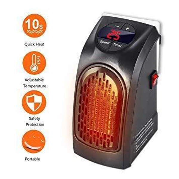 RSDD0251 Electric Mini Handy Heater Plug-In Wall (400w)