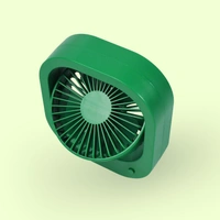 RSDD1110 Portable USB Fan - Rechargeable Fan With 2 Speeds, 180° Rotating Rechargeable Fan, Quiet Personal Fan For Travel In The Car Outdoors (Battery Not Include)