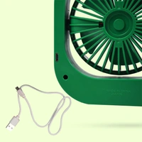 RSDD1110 Portable USB Fan - Rechargeable Fan With 2 Speeds, 180° Rotating Rechargeable Fan, Quiet Personal Fan For Travel In The Car Outdoors (Battery Not Include)