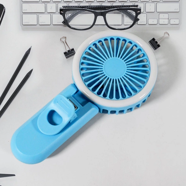RSDD12853 Clip Fan With Light, Home, Kitchen, Office Portable Fan, Rechargeable Fan