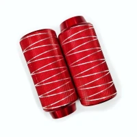 Alloy Stunt Foot Rest In Red Color ( Foot Pegs ) Red