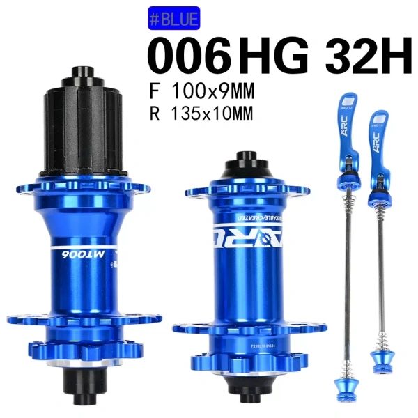 Cycle Hubs ARC hub 006 Front Rear QR Thru 32 Holes