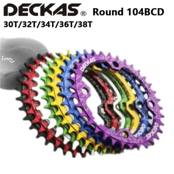 Deckas 104BCD Round Narrow Wide Chainring