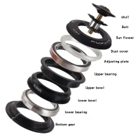 FMFXTR MTB Bearing Headset 56MM Straight Tube Frame To Tapered Fork Bicycle