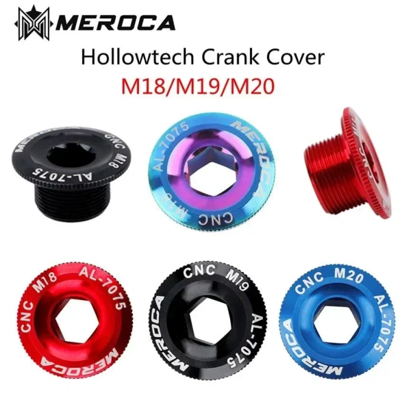 Meroca Hollowtech Crank Cover M18 M19 M20 Screws Alloy