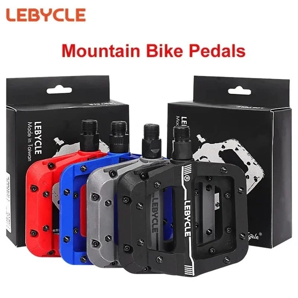 Lebycle MTB Bicycle Pedals Nylon Platform Footrest