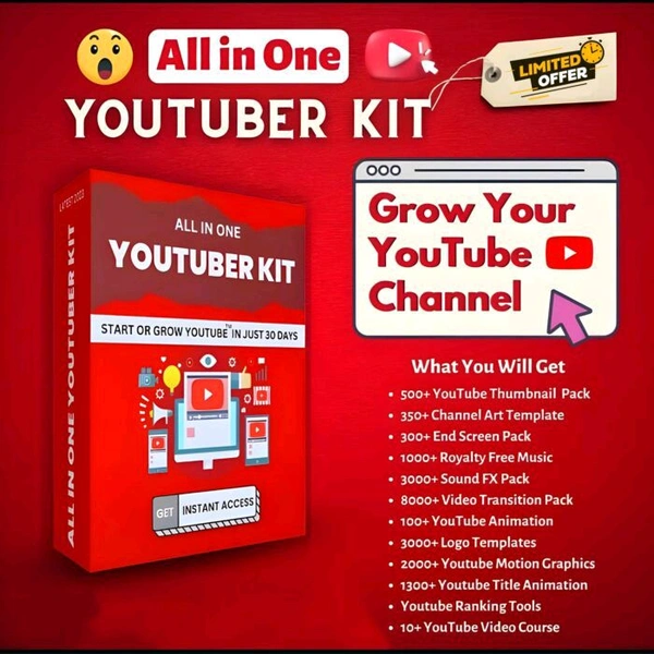 YOUTUBER KIT For Beginners 💥