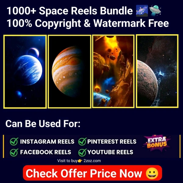 1000+ Space Reels Bundle 🛸👽
