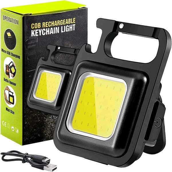 COB Reachable Keychain Metal Light - Black