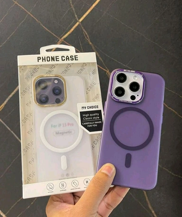 iPhone Ultraslim  Matt Matel Ring Magsafe Case - iPhone 14