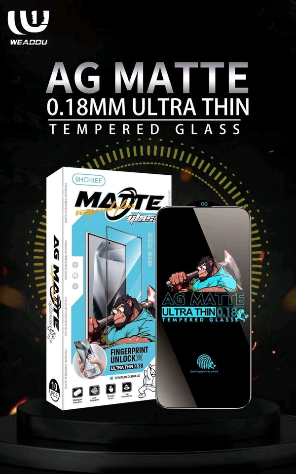 0.18mm Matte Finger Working Premium Tempered Glass - Sam S22