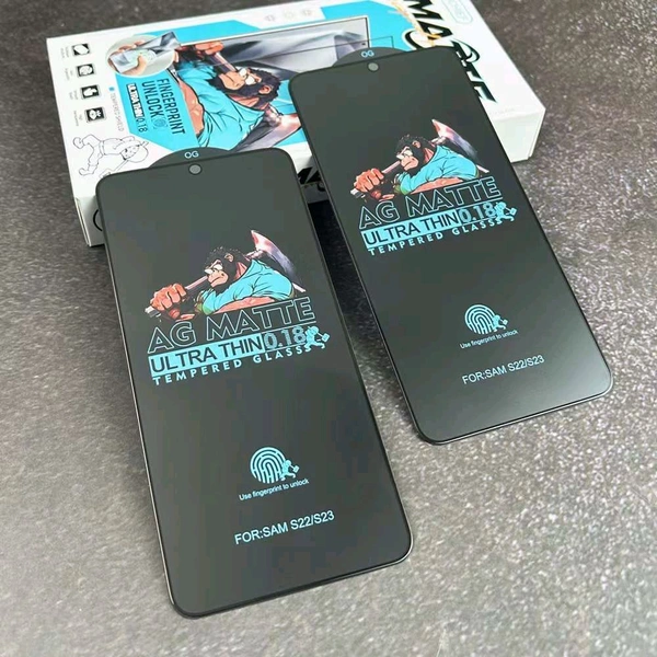 0.18mm Matte Finger Working Premium Tempered Glass - Sam S22