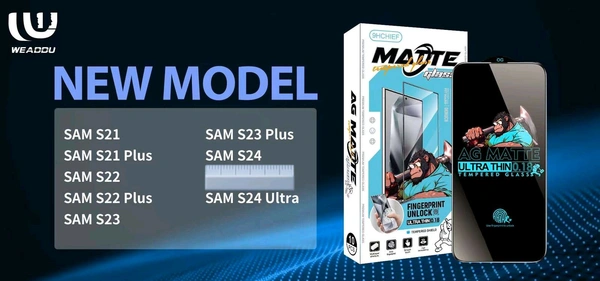 0.18mm Matte Finger Working Premium Tempered Glass - Sam S22