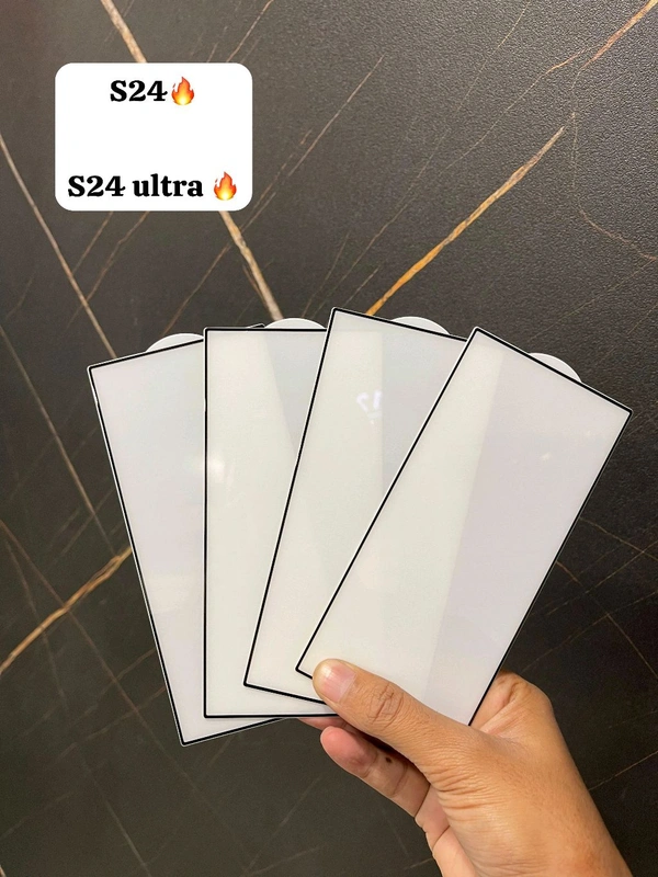 ESD Full Glue HD Glass 100 % finger working quality - Sam S24 Ultra