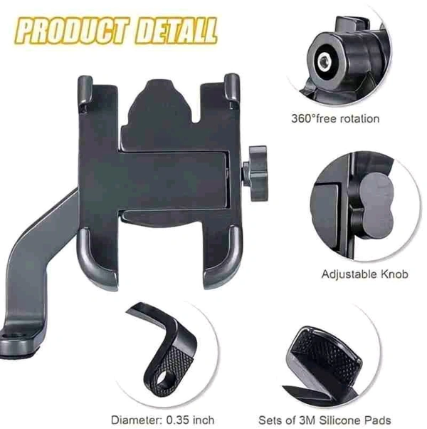 C2 Mobile Bike Metal Stand - Black