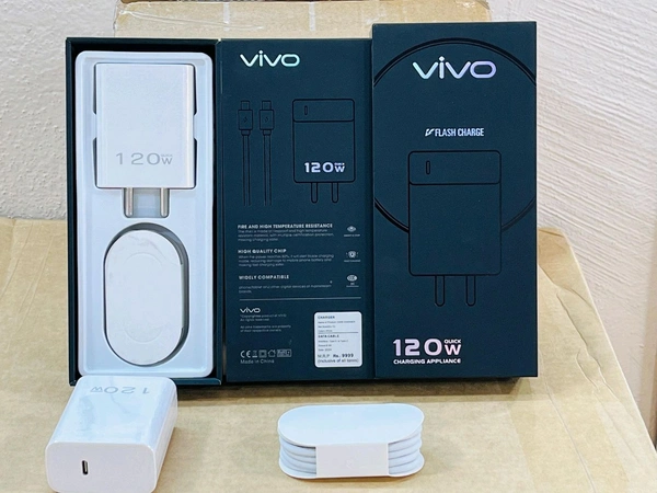 Vivo 120W Super Fast Charger  - White