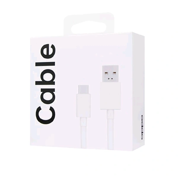 Oppo USB To C Super Original Data Cable  - White