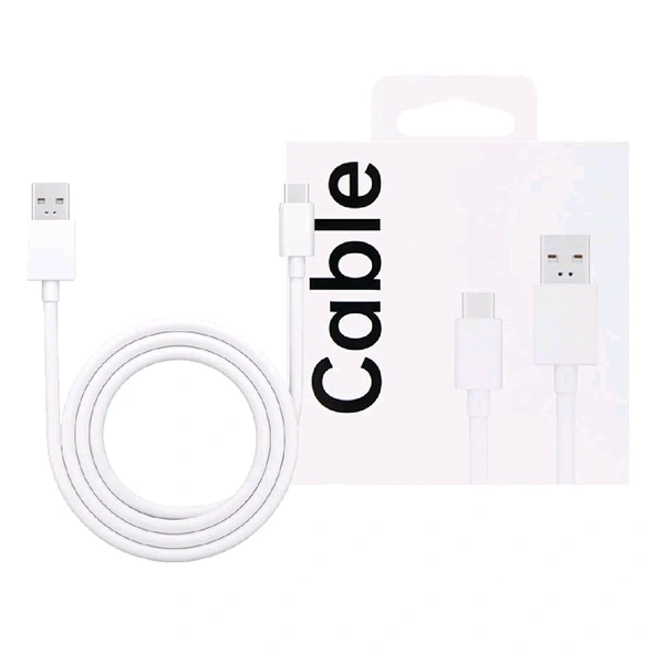 Oppo USB To C Super Original Data Cable  - White