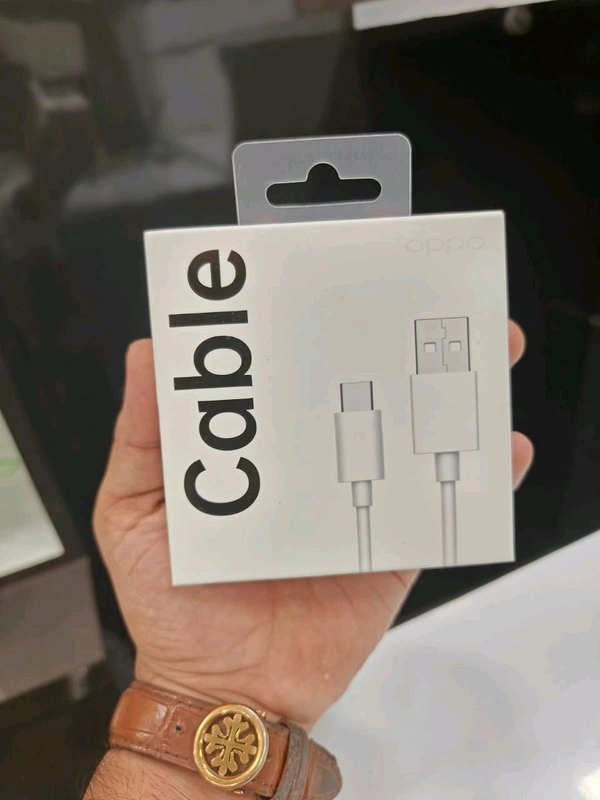 Oppo USB To C Super Original Data Cable  - White