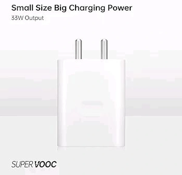 Oppo 33W Super Original Fast Charging Adaptor  - White