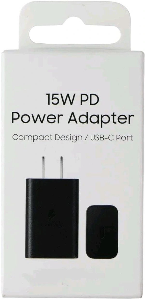 Samsung 15W USB-C Port Og Adator  - Black