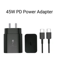 Samsung 45W PD Super Original Fast Speed Charger ( 2 M Cable )  - Black