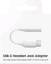 Samsung USB -C Headset Jack  (Headphones Jack ) - Black