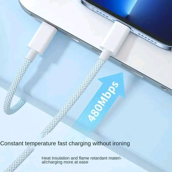 iPhone 15 Series C To C Fast Charging Cable 
