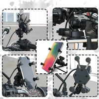 Bike Stand With Charging Port  - Black