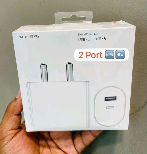 Nothing 45W USB & Type_C Super Original Adaptor - White