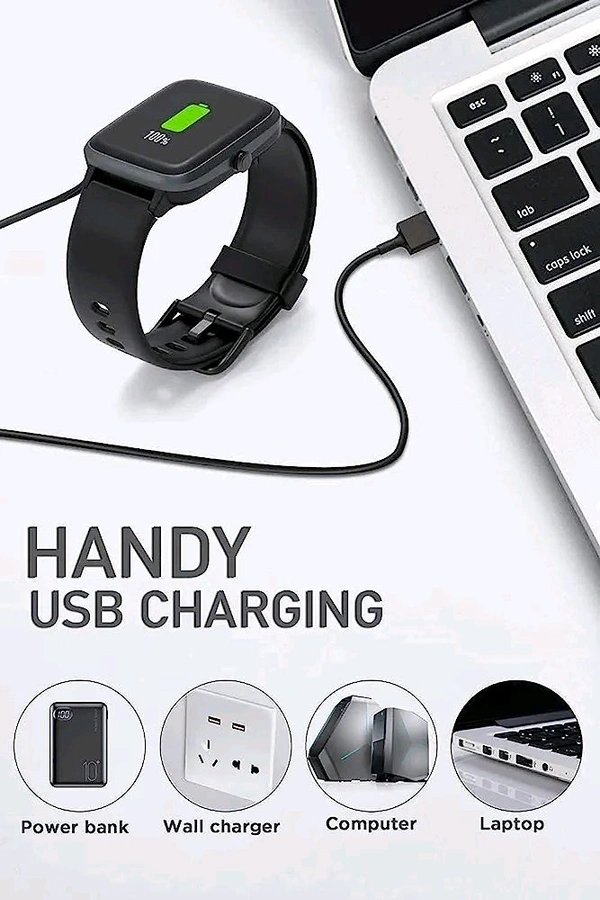 𝐍𝐨𝐢𝐬𝐞 Smart Watch Noise Cable - Black