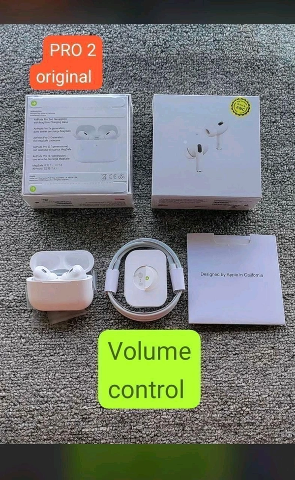 Apple AirPods Pro 2 IPhone Pin OG Quality - White, Pro 2 IPhone Pin