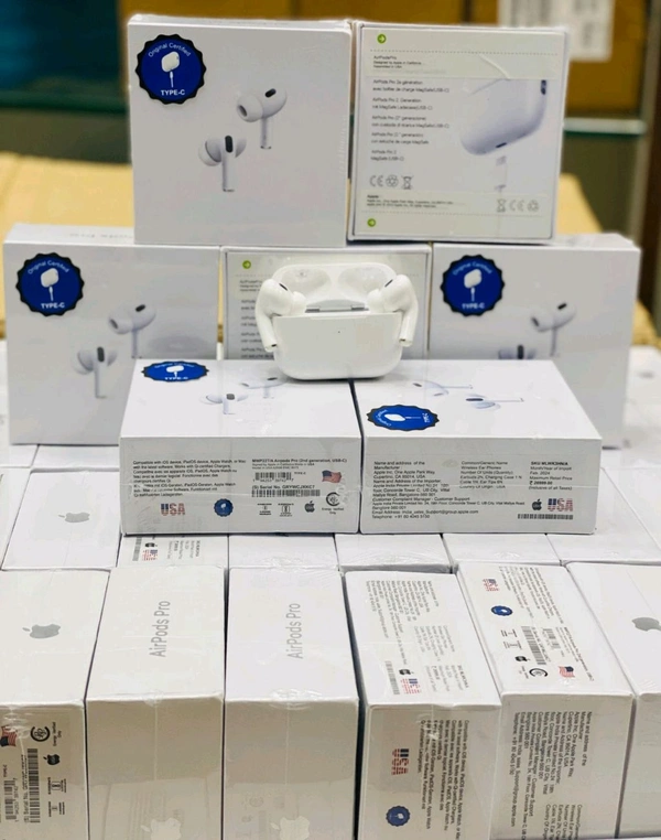 Apple AirPods Pro 2 OG Quality Type_C Pin - White, Pro 2 Type- C White