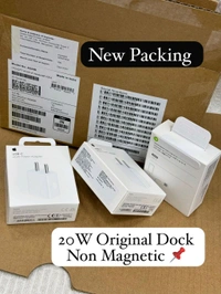 Apple 20W Adaptor New Packing 1Mint Me 2% Charging - White