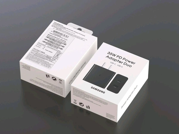 Samsung  35W PD Adaptor USB To C USB-C Cable  - White